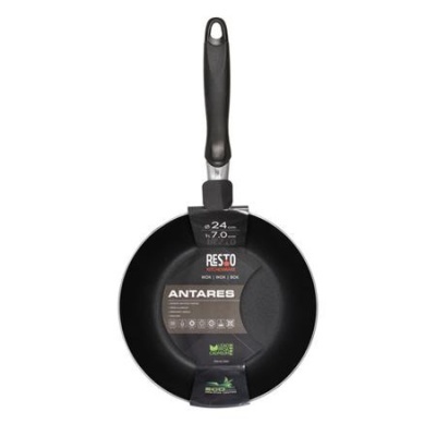 Wok serpenyő, 24 cm, RESTO "Antares 93601"